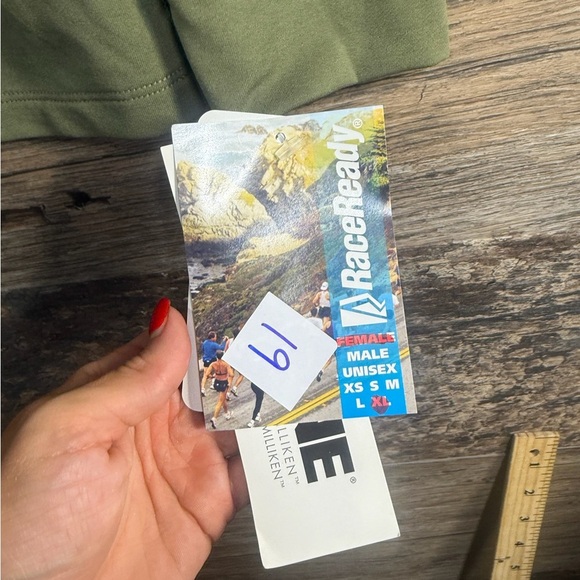 Race Ready Classic Olive Green Women's Half Zip Pullover - Picture 10 of 10